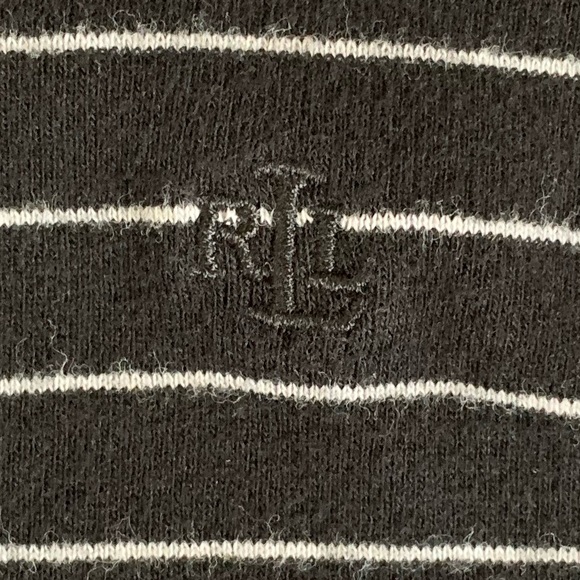 Ralph Lauren Striped 3/4 Sleeve T Shirt - Picture 3 of 4